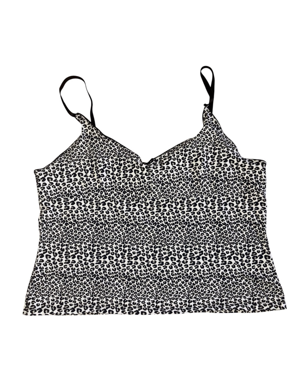 Vintage Y2K 90s leopard cheetah tank top XL Old Navy